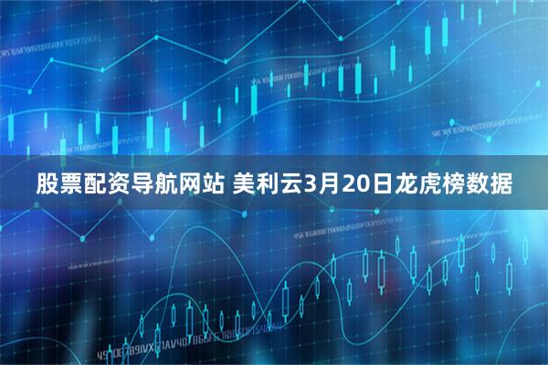 股票配资导航网站 美利云3月20日龙虎榜数据